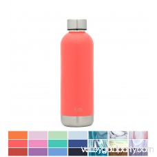 Simple Modern 25oz Bolt Water Bottle - Stainless Steel Hydro Swell Flask - Double Wall Vacuum Insulated Reusable Small Kids Coffee Tumbler Leakproof Thermos - Bermuda Deep 569664293